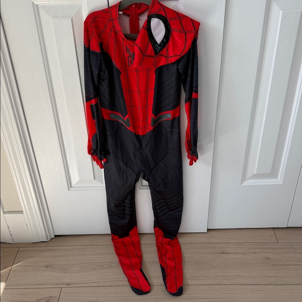Heroic Red and Black Spider Costume for Kids